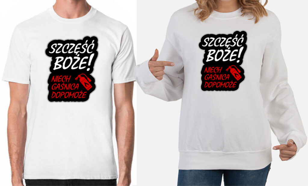 SZCZĘŚĆ BOŻE! Niech gaśnica dopomoże