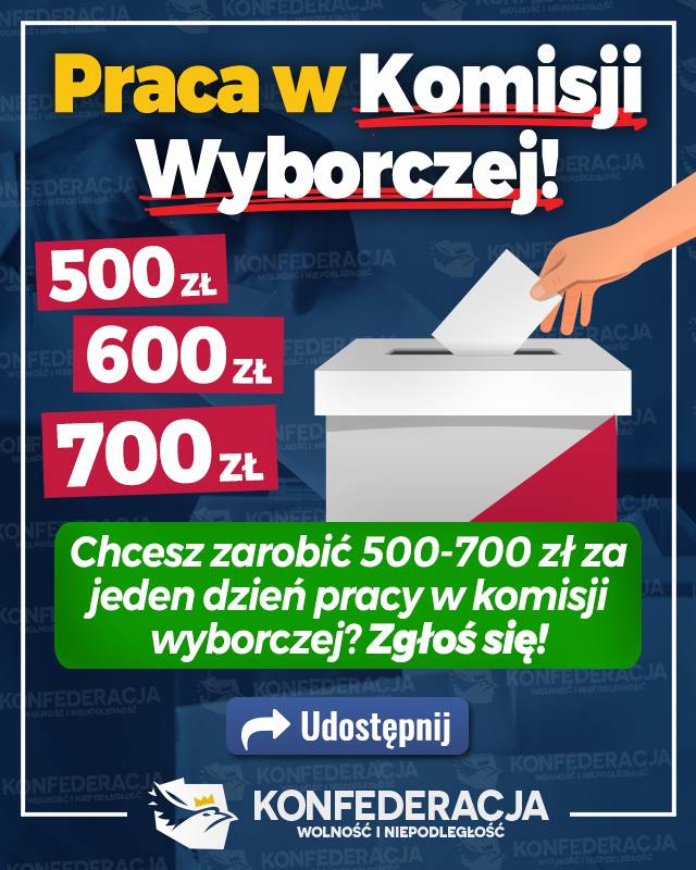 Praca w komisji wyborczej - zgłoś się do lokalnego koordynatora!