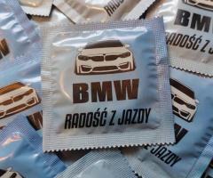 Prezerwatywy BMW - Nadruk BMW na prezerwatywach