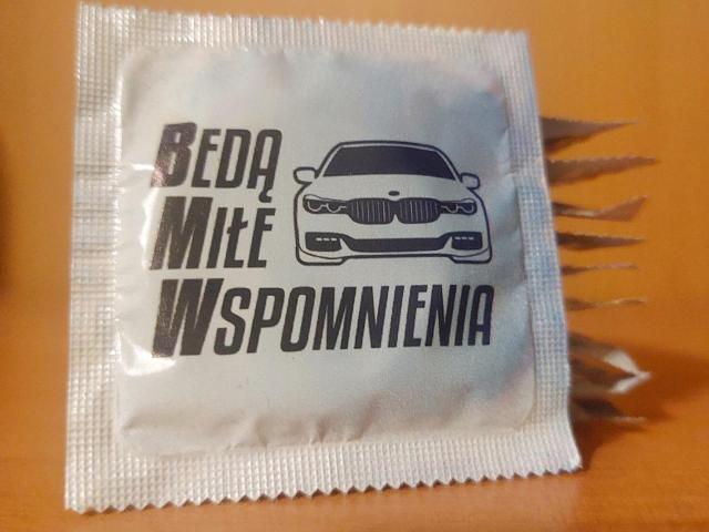 Będą Miłe Wspomnienia - BMW G11 G12 - prezerwatywa z nadrukiem