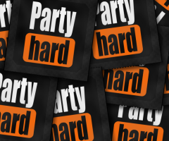 Personalizowane prezerwatywy z nadrukiem PH-style Party hard
