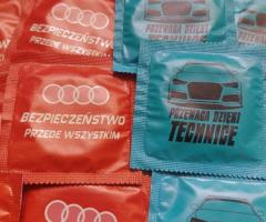 Prezerwatywy z nadrukiem Audi - kpl. 2szt.