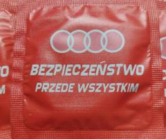 Prezerwatywy z nadrukiem Audi - kpl. 2szt.