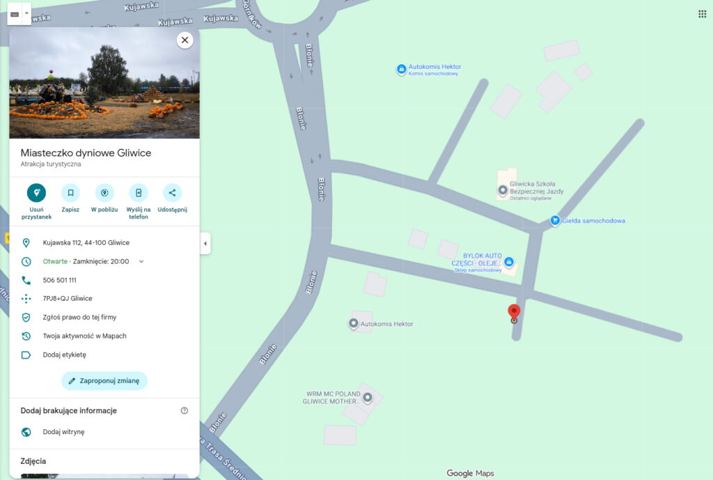 Dyniowe Miasteczko w Gliwicach